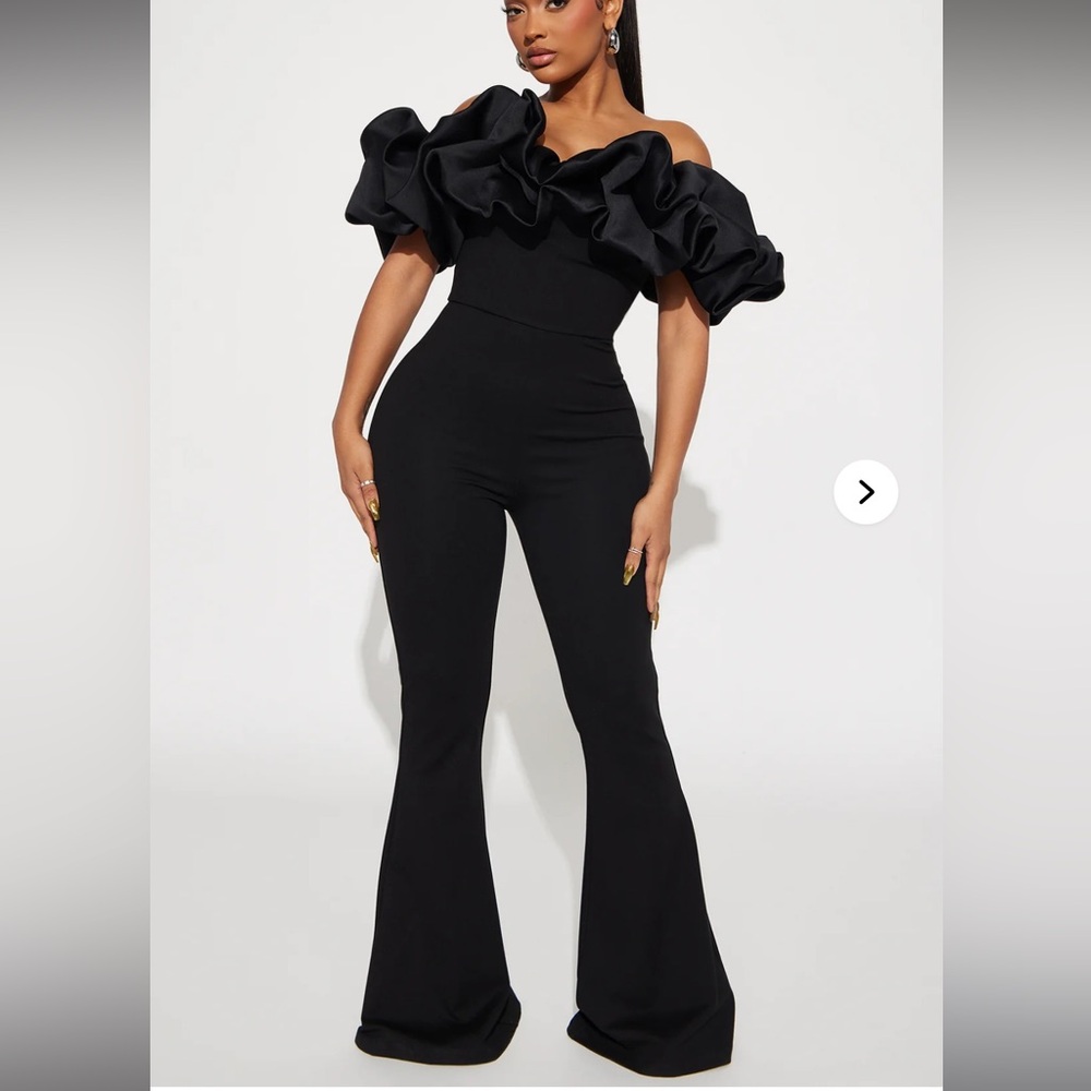 Black Off-Shoulder Jumpsuit